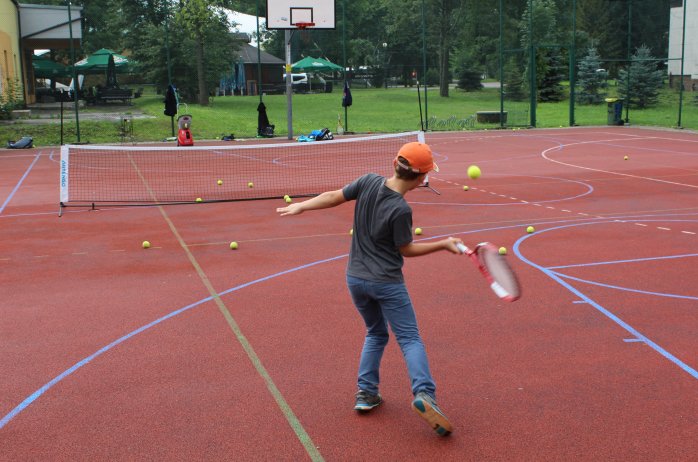 tennis play in Kopczyński Park